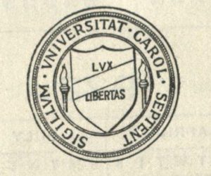 UNC seal used from 1896-1944. From the 1920 catalog, NCC.