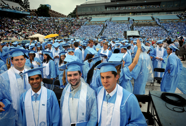 2015 University of North Carolina commencement; Photo by The University of North Carolina at Chapel Hill