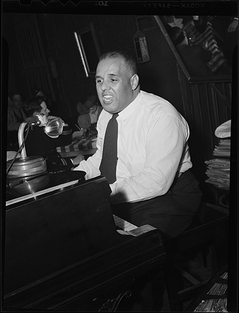 Piano player, New Orleans, 1945