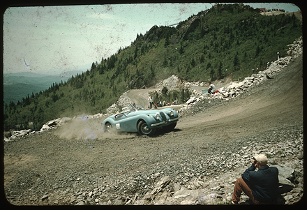 Sports Car Climb, Grandfather Mountain, circa mid 1950s.