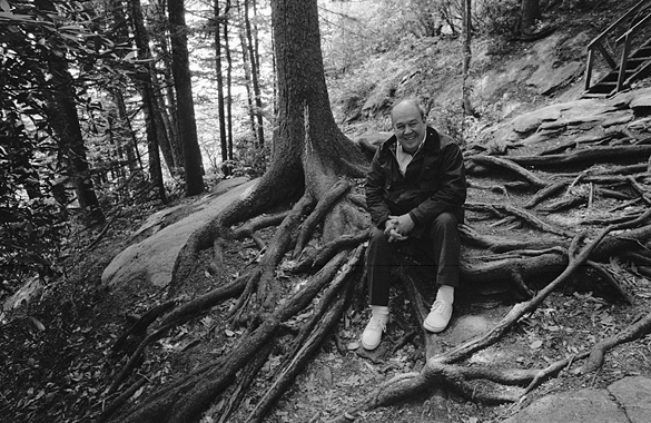 Charles Kuralt at Grandfather Mountain, 1994