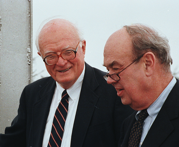 Hugh Morton and Charles Kuralt