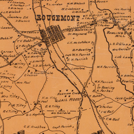 Rougemont Map Section