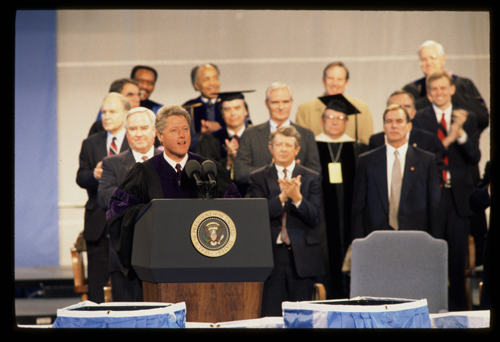 President Bill Clinton at UNC-Chapel Hill
