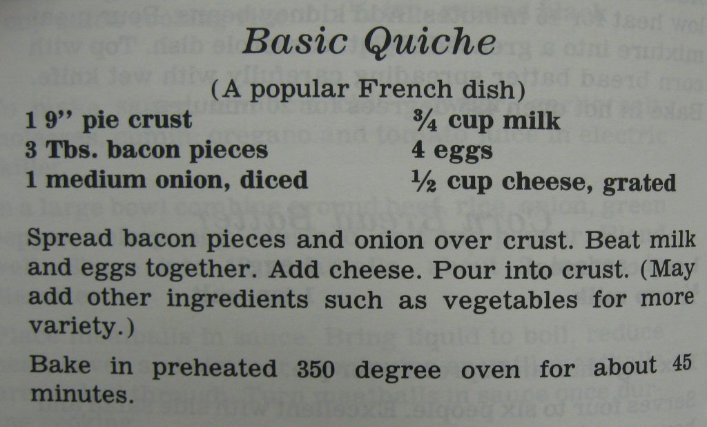 Basic Quiche-Just Like Grandma Used to Make