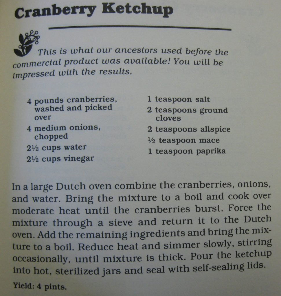 Cranberry Ketchup-Cooking with Berries