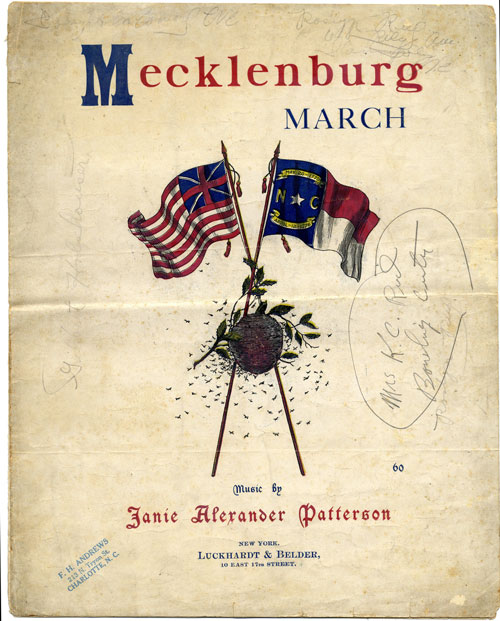 Cover of the Mecklenburg March