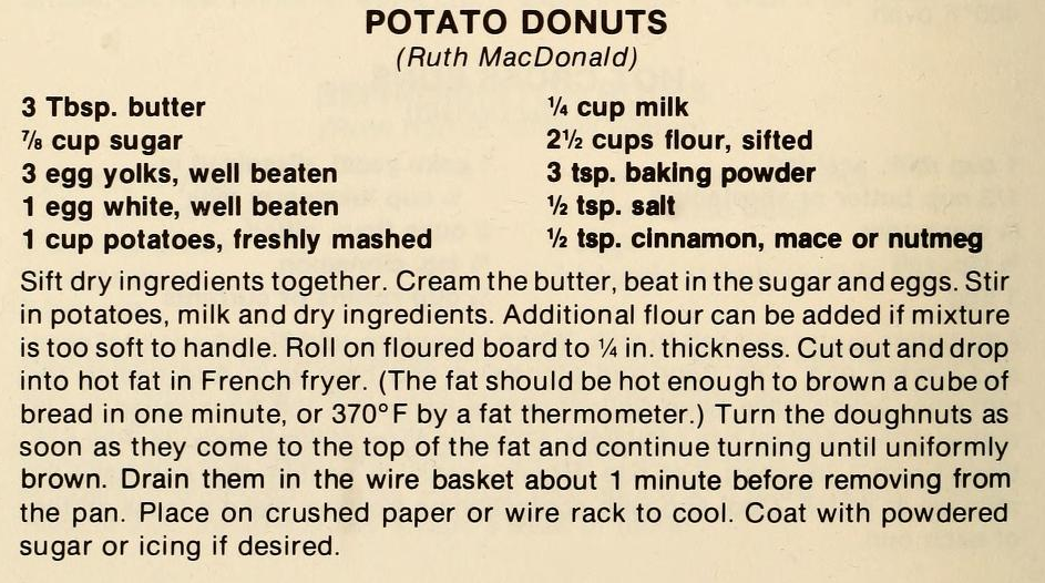 Potato Donuts-The Pantry Shelf