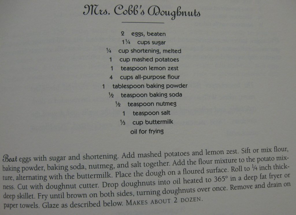 USE Mrs.Cobb's Doughnuts-The Cat Who...Cookbook