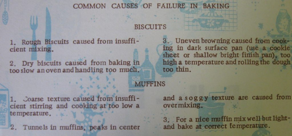 Common causes of failure in baking bread - Favorite Recipes of Women's Fellowship of The United Church
