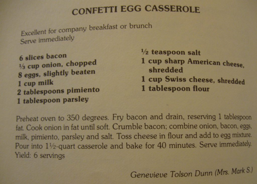 Confetti Egg Casserole - Pass the Plate