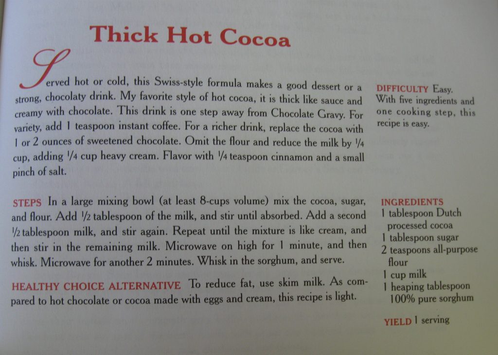 USED 1-30-14 Thick Hot Cocoa - Mountain Country Cooking
