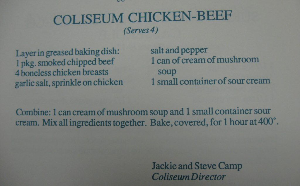 Coliseum Chicken-Beef - Hornets Homecooking