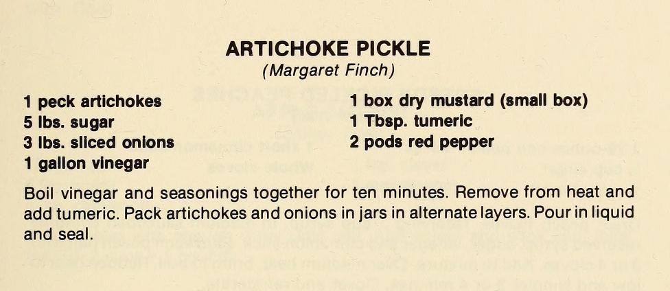 Artichoke Pickle - The Pantry Shelf