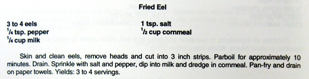 Fried Eel-The Wild and Free Cookbook