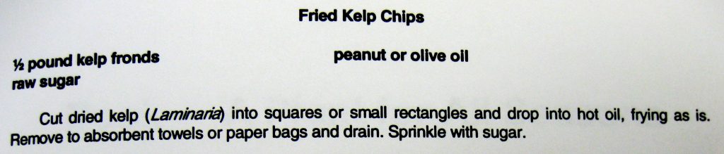 Fried Kelp Chips-The Wild and Free Cookbook