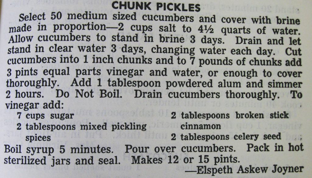 Chunk Pickles - Farmville