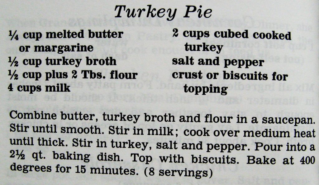 Turkey Pie - Just Like Grandma Used to Make