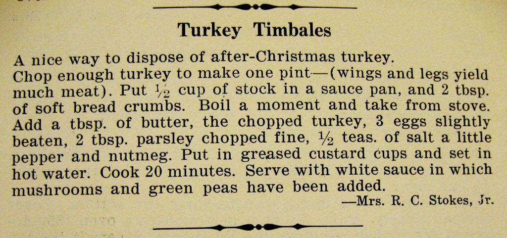 Turkey Timbales - Gourmet...Eating