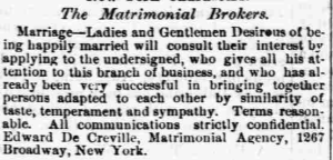 matrimonial brokers