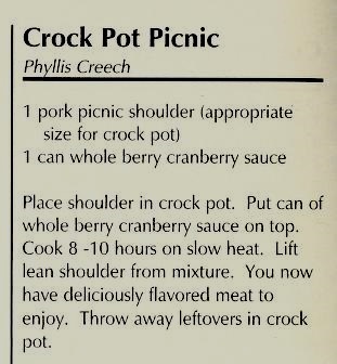 Crock Pot Picnic - Heavenly Helpings