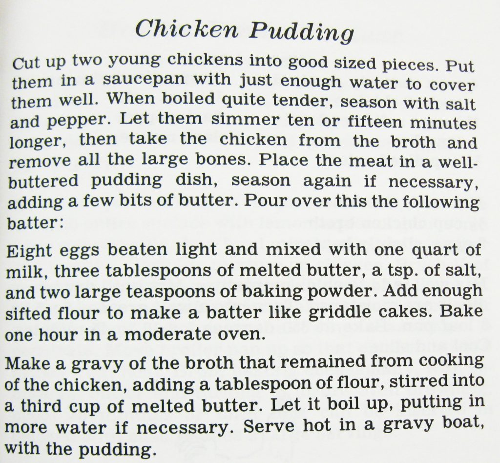 Chicken Pudding-Just Like Grandma Used to Make