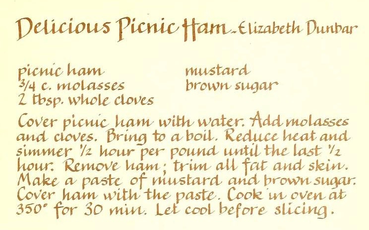 Delicious Picnic Ham - Heavenly Delights