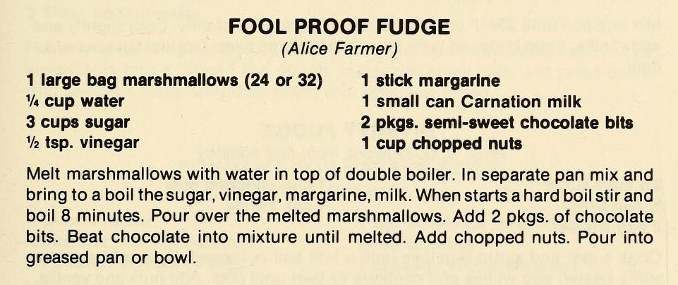 Fool Proof Fudge-The Pantry Shelf