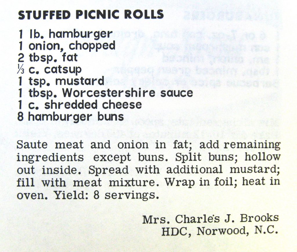 Stuffed Picnic Rolls - Favorite Recipes of the Carolinas