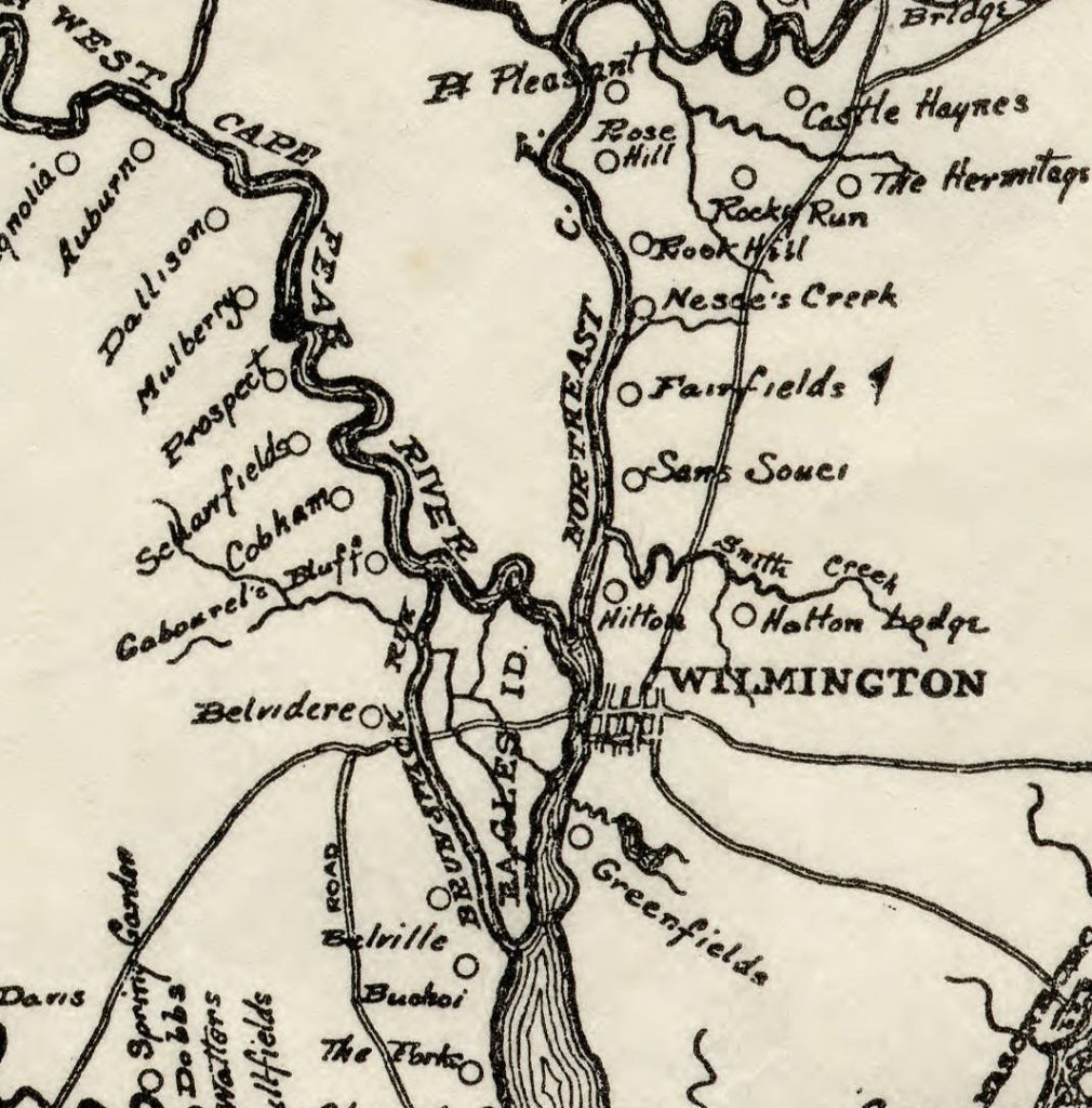 Plantations on the Lower Cape Fear