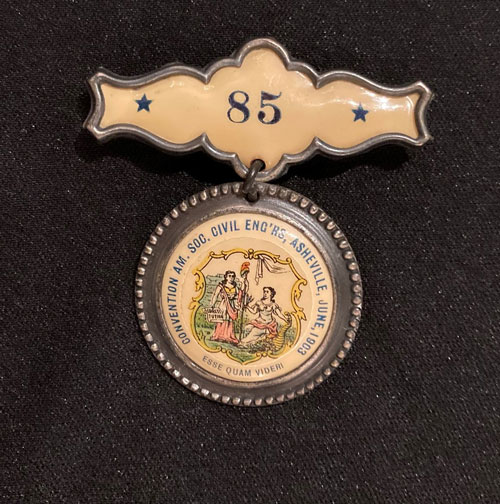 American Society of Civil Engineers badge for Asheville meeting