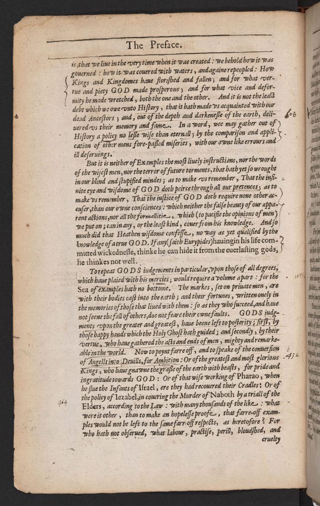 A page from the History of the World taken from the introduction. Text is in English.