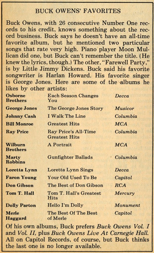 Buck Owens favorite records, SFC_Serials_30017_Country Music_nov1974_001