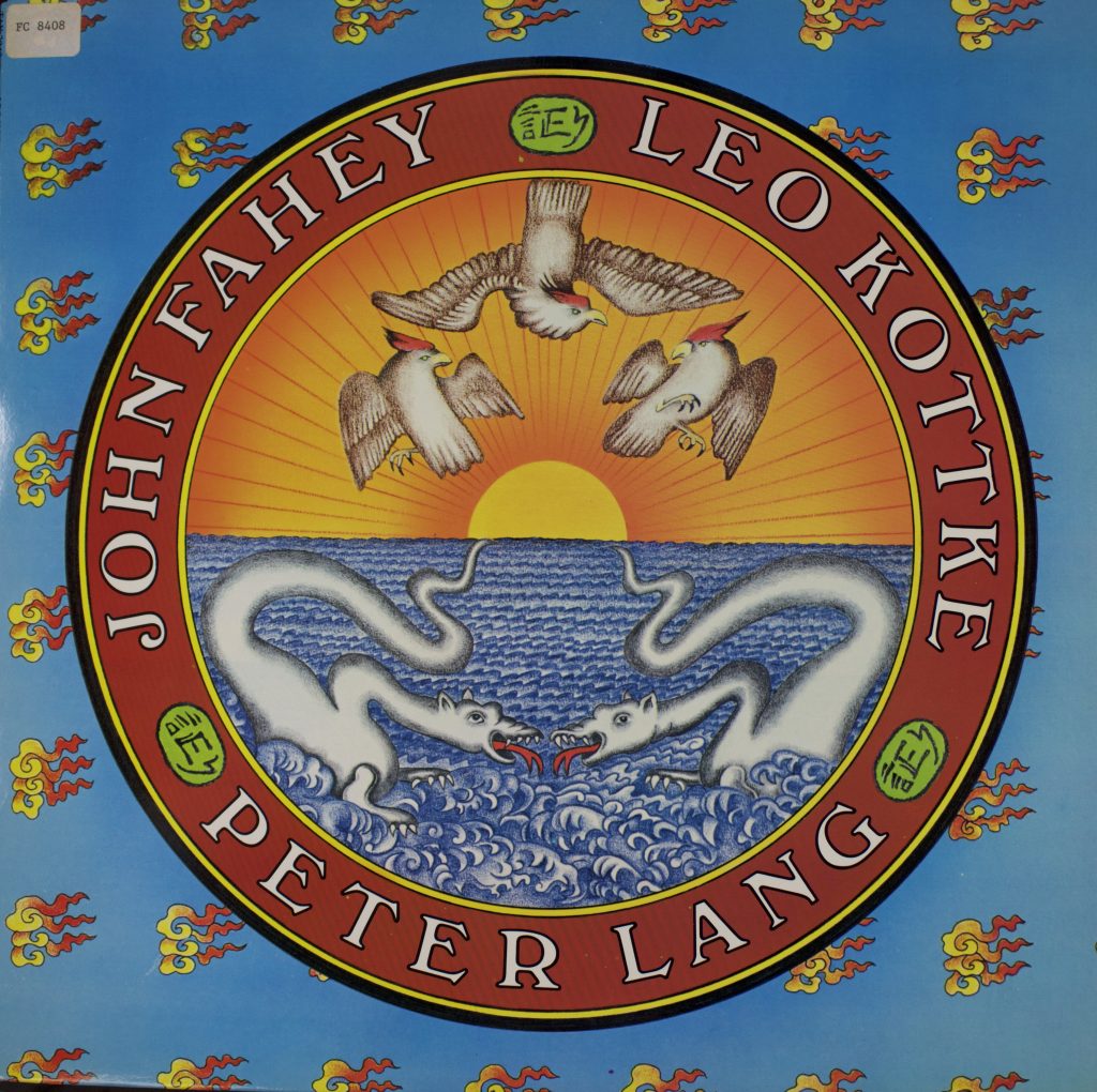Record sleeve for the Leo Koettke/Peter Lang/John Fahey split album