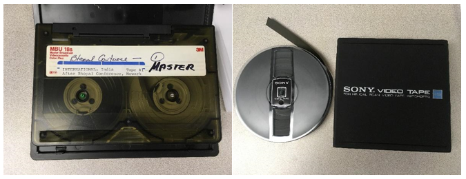 U-Matic and 1/2 inch open reel videotapes found in the Highlander Research and Education Center Collection