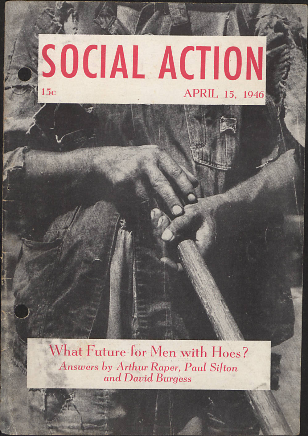 The Arthur Franklin Raper papers have many publications about social justice.