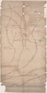 John Daniel's Survey of University Lands with annotations, November 7-8, 1792 (University of North Carolina Papers, #40005, University Archives)