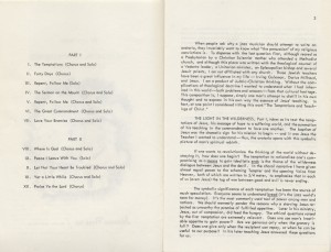 The Light in the Wilderness Program Notes, p. 2-3