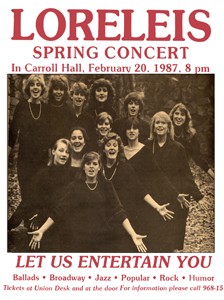 Loreleis Concert Poster, Courtesy of Margaret Moore Jackson
