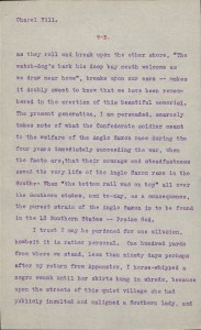 Page from Julian S. Carr's dedication speech, June 2, 1913