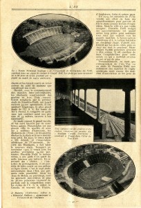 Photo of Kenan Memorial Stadium concept drawing in L'As a French Magazine (from the Department of Athletics of the University of North Carolina at Chapel Hill Records, 1919-1997, #40093, University Archives) 